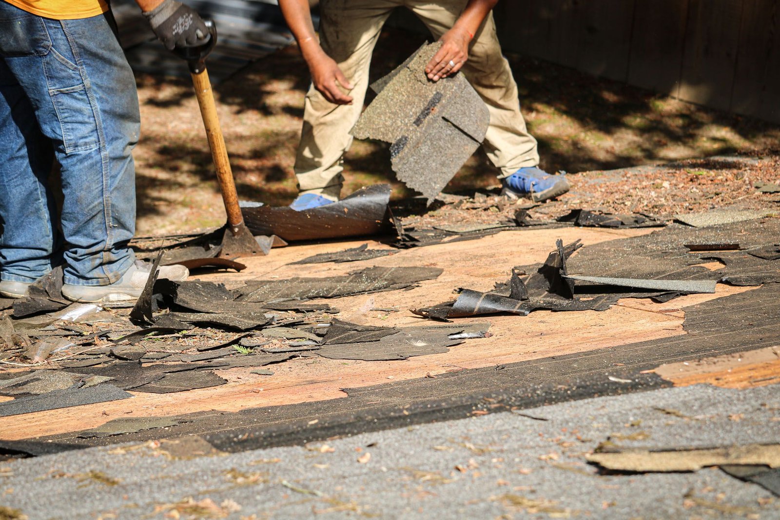 Hip roof shingle installation in Longview, WA