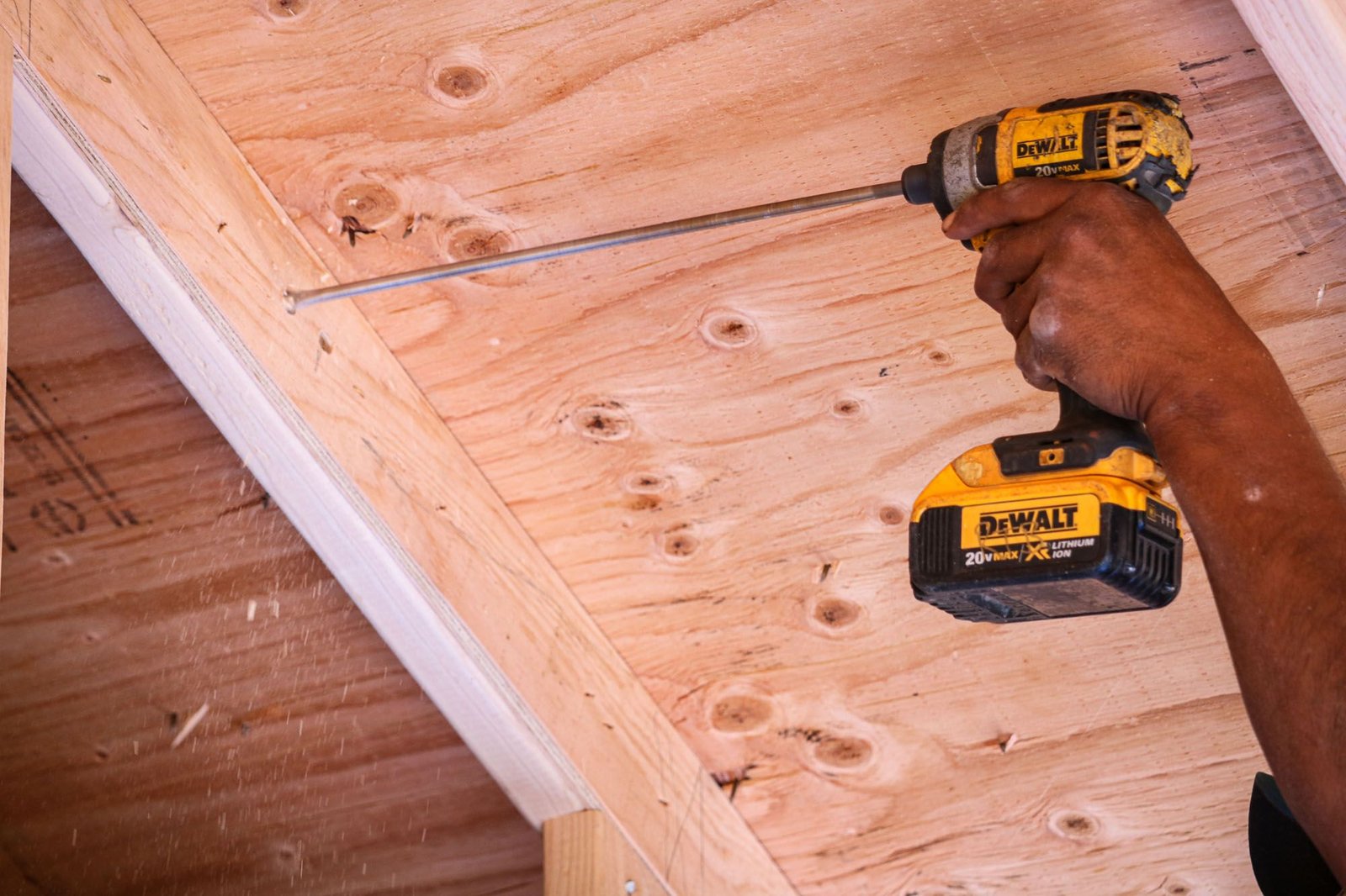 Re-roofing in progress on a home in Longview, Washington